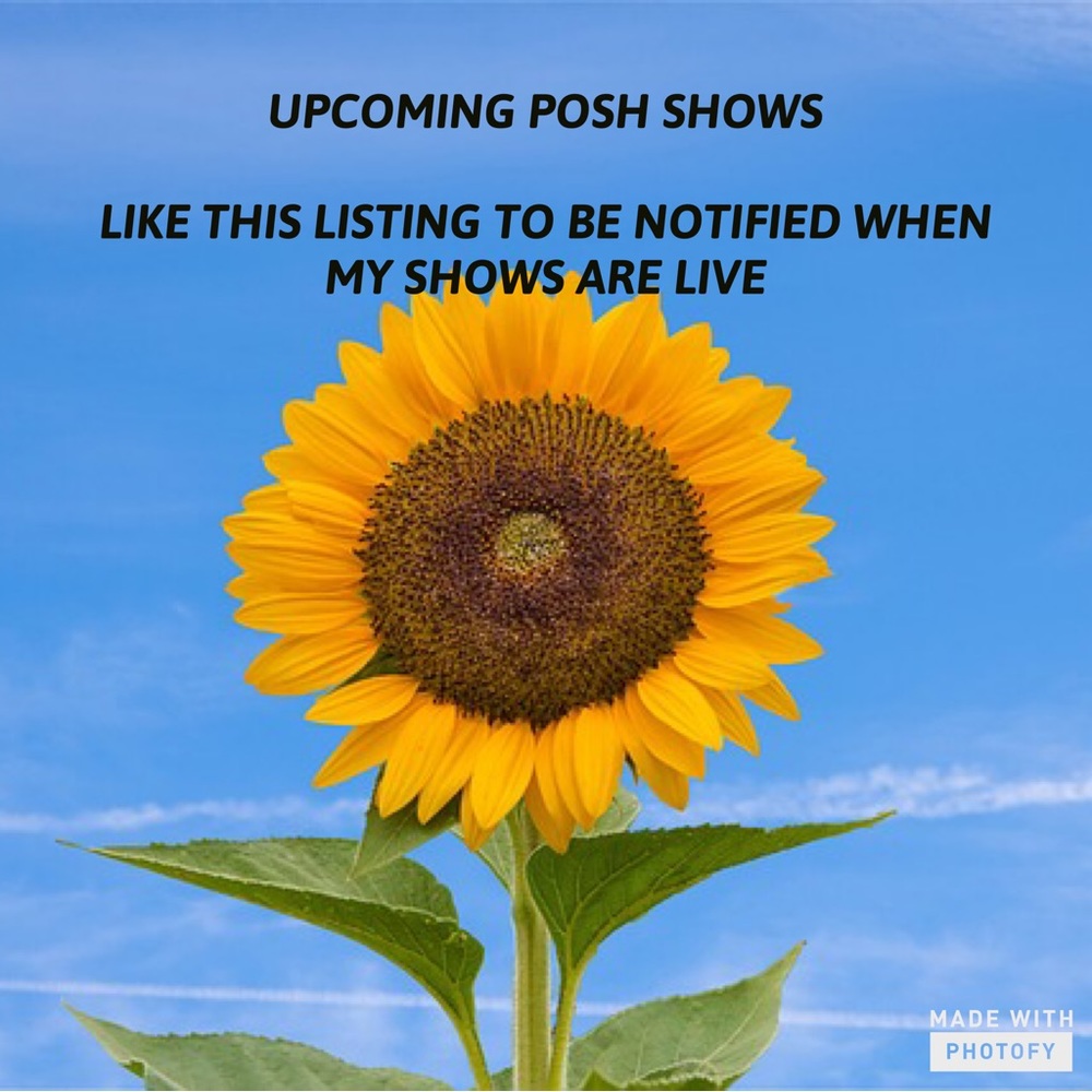 Please like this listing to be notified when I do my shows!